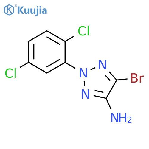 5-Bromo-2-(2,5-dichloro-phenyl)-2H-[1,2,3]triazol-4-ylamine structure