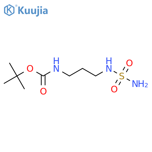 tert-butyl N-[3-(sulfamoylamino)propyl]carbamate structure
