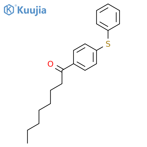 1-Octanone,1-[4-(phenylthio)phenyl]- structure