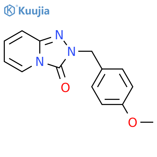 2-[(4-methoxyphenyl)methyl]-2H,3H-[1,2,4]triazolo[4,3-a]pyridin-3-one structure