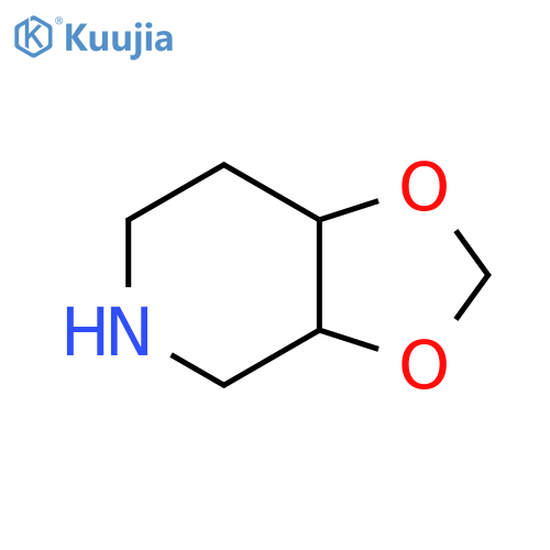 3a,4,5,6,7,7a-Hexahydro-[1,3]dioxolo[4,5-c]pyridine structure