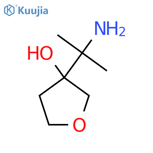 3-(2-Aminopropan-2-yl)oxolan-3-ol structure