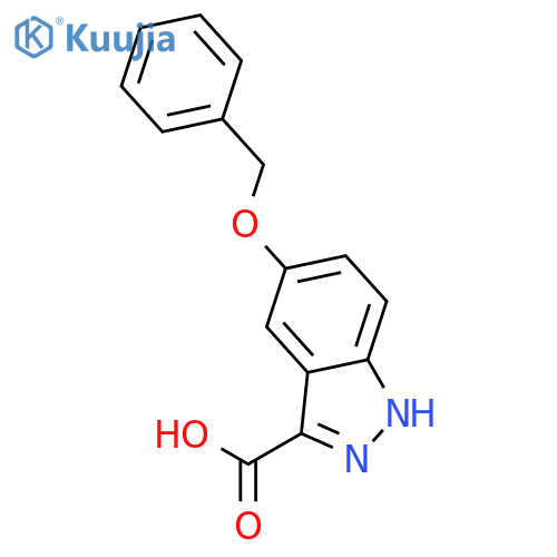 5-Benzyloxy-1H-indazole-3-carboxylic acid structure