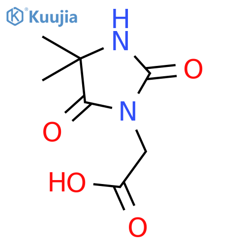 (4,4-Dimethyl-2,5-dioxoimidazolidin-1-yl)acetic Acid structure