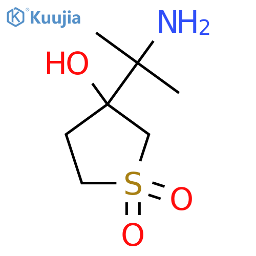 3-(2-Aminopropan-2-yl)-3-hydroxy-1lambda6-thiolane-1,1-dione structure