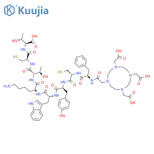DOTATATE acetate structure