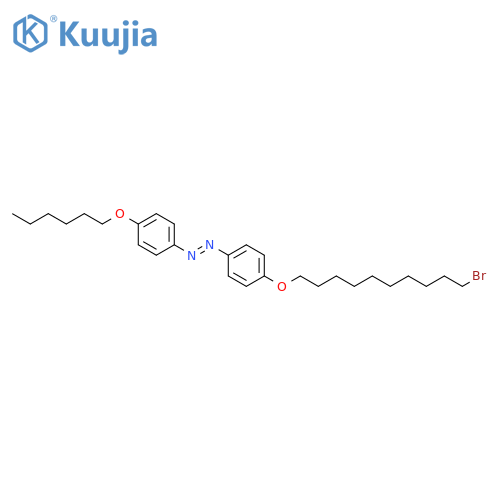 Diazene, 1-[4-[(10-bromodecyl)oxy]phenyl]-2-[4-(hexyloxy)phenyl]-, (1E)- structure
