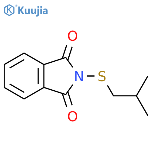 1H-Isoindole-1,3(2H)-dione, 2-[(2-methylpropyl)thio]- structure