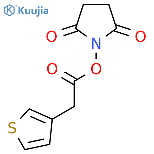 1-{[(Thiophen-3-yl)acetyl]oxy}pyrrolidine-2,5-dione structure