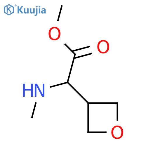 Methyl 2-(methylamino)-2-(oxetan-3-yl)acetate structure