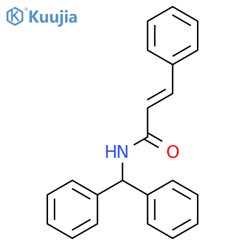 2-Propenamide, N-(diphenylmethyl)-3-phenyl- structure
