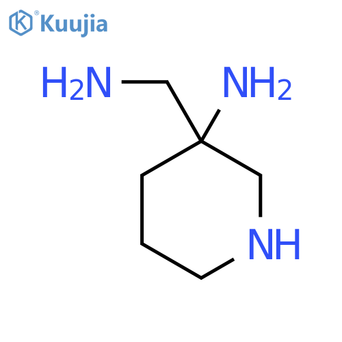 3-(Aminomethyl)piperidin-3-amine structure