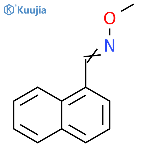 1-Naphthalenecarboxaldehyde, O-methyloxime structure