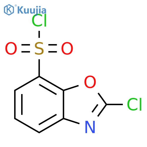 2-Chlorobenzo[d]oxazole-7-sulfonyl chloride structure