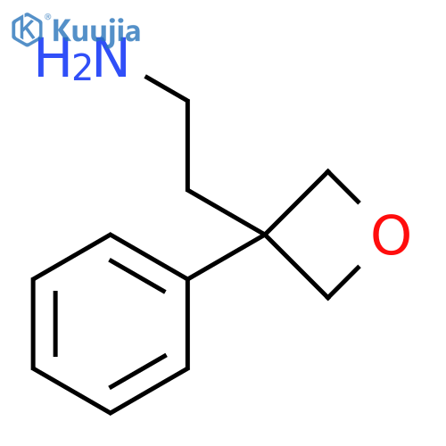 3-Oxetaneethanamine, 3-phenyl- structure
