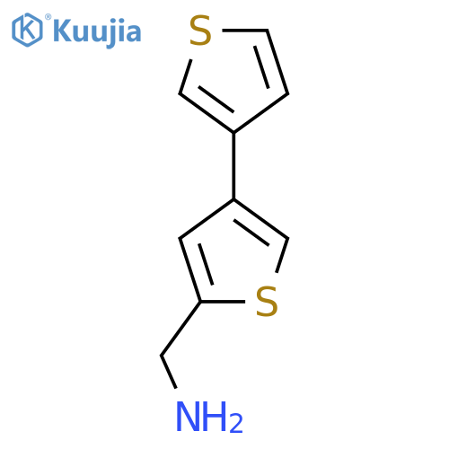 1-{[3,3'-bithiophen]-5-yl}methanamine structure