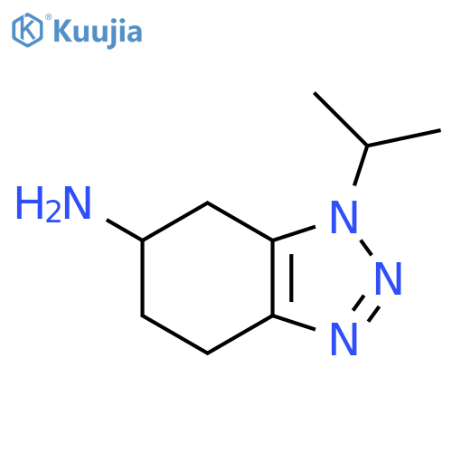 1-(propan-2-yl)-4,5,6,7-tetrahydro-1H-1,2,3-benzotriazol-6-amine structure