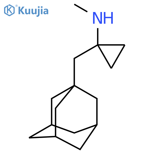 1-(adamantan-1-yl)methyl-N-methylcyclopropan-1-amine structure