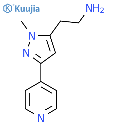 2-(1-methyl-3-(pyridin-4-yl)-1H-pyrazol-5-yl)ethan-1-amine structure