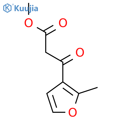 methyl 3-(2-methylfuran-3-yl)-3-oxopropanoate structure