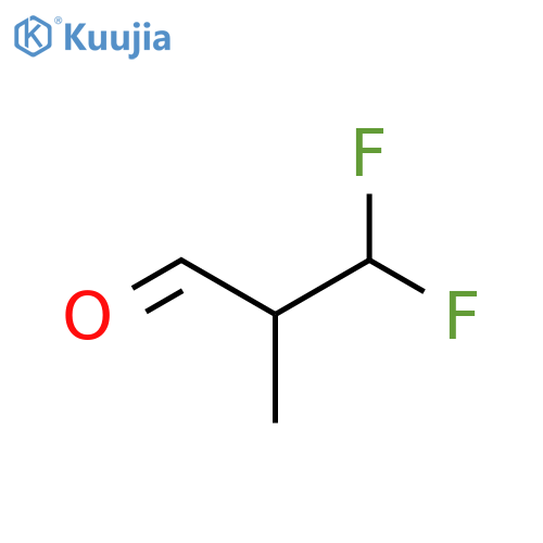 3,3-difluoro-2-methylpropanal structure