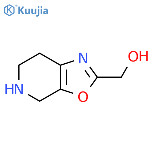 Oxazolo[5,4-c]pyridine-2-methanol, 4,5,6,7-tetrahydro- structure