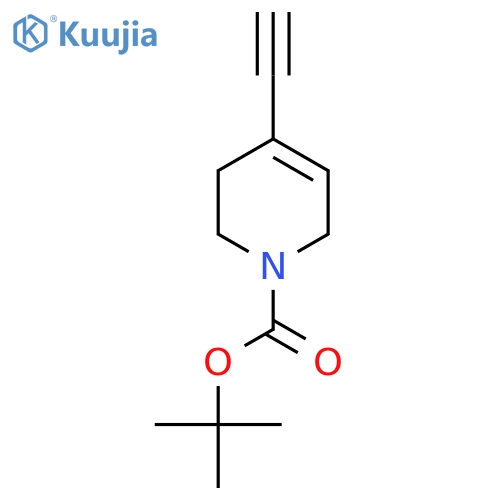 Tert-Butyl 4-ethynyl-5,6-dihydropyridine-1(2H)-carboxylate structure