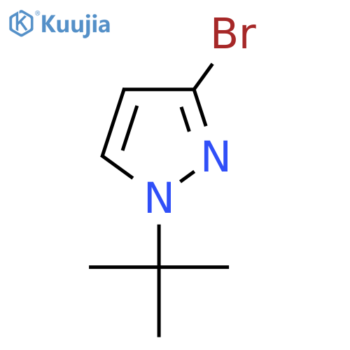 3-Bromo-1-(tert-butyl)-1H-pyrazole structure