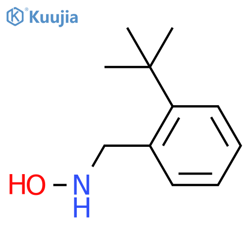 N-(2-tert-butylphenyl)methylhydroxylamine structure