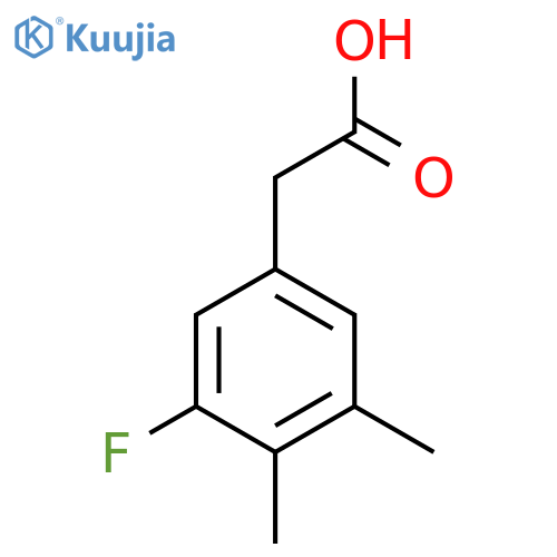 3,4-Dimethyl-5-fluorophenylacetic acid structure