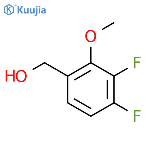 (3,4-Difluoro-2-methoxyphenyl)methanol structure