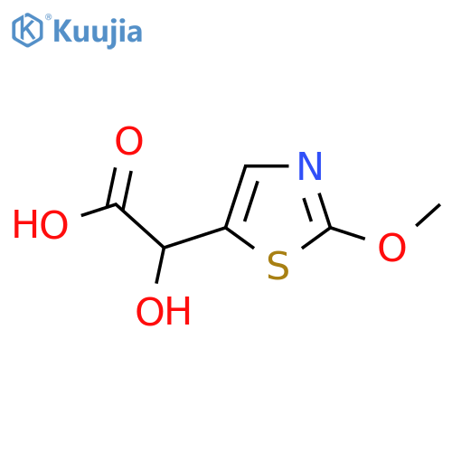 2-hydroxy-2-(2-methoxy-1,3-thiazol-5-yl)acetic acid structure