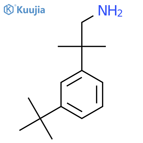 2-(3-tert-butylphenyl)-2-methylpropan-1-amine structure