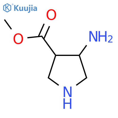 Methyl 4-aminopyrrolidine-3-carboxylate structure