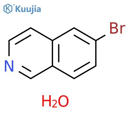 6-bromoisoquinoline hydrate structure