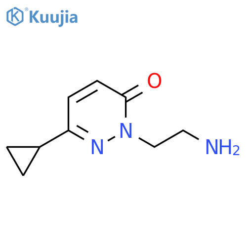 2-(2-aminoethyl)-6-cyclopropylpyridazin-3(2h)-one structure