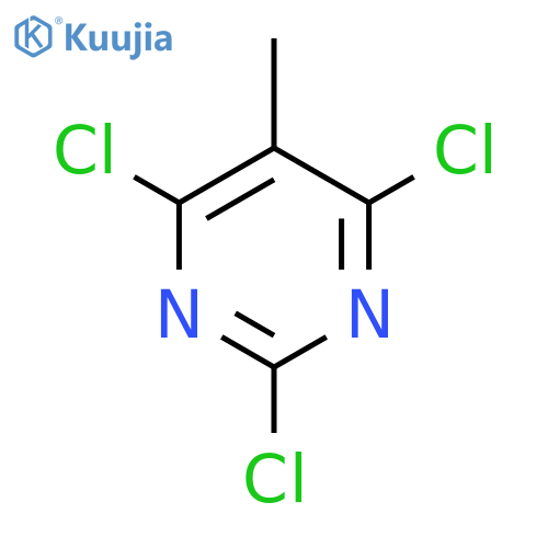 2,4,6-Trichloro-5-methylpyrimidine structure
