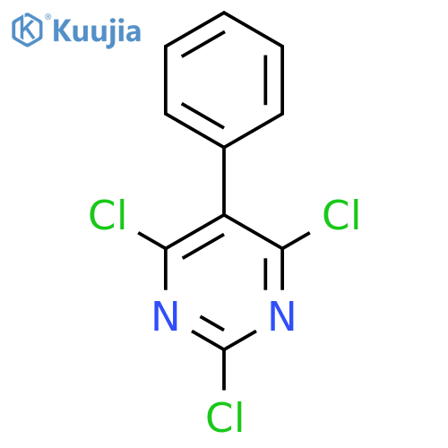 2,4,6-Trichloro-5-phenylpyrimidine structure