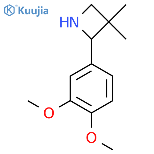 2-(3,4-Dimethoxyphenyl)-3,3-dimethylazetidine structure