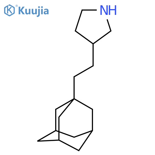 3-2-(adamantan-1-yl)ethylpyrrolidine structure