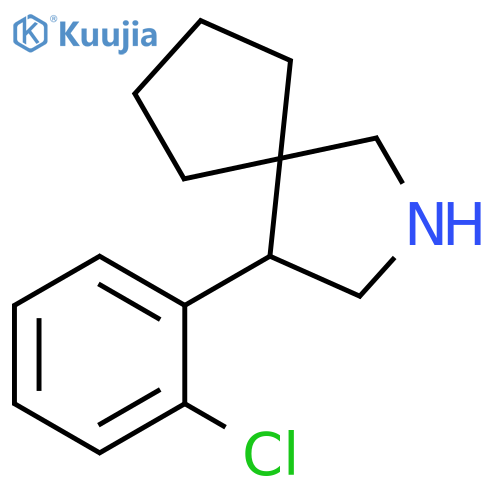 4-(2-chlorophenyl)-2-azaspiro4.4nonane structure