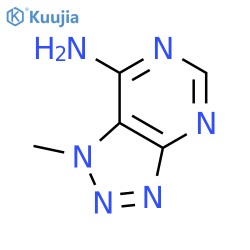 1H-1,2,3-Triazolo[4,5-d]pyrimidin-7-amine, 1-methyl- (9CI) structure