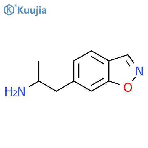 1-(1,2-Benzoxazol-6-yl)propan-2-amine structure