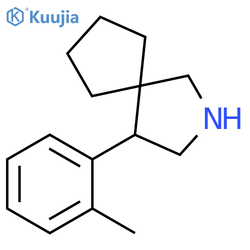 2-Azaspiro[4.4]nonane, 4-(2-methylphenyl)- structure