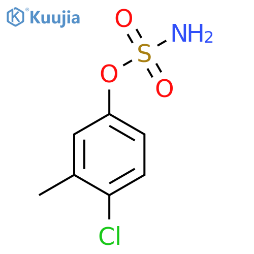 4-chloro-3-methylphenyl sulfamate structure