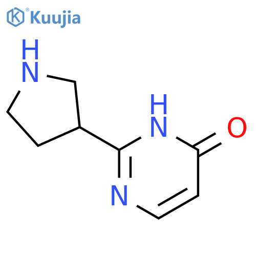 2-(pyrrolidin-3-yl)-3,4-dihydropyrimidin-4-one structure