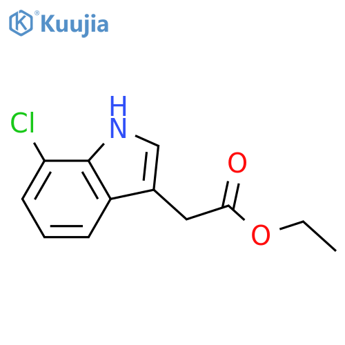 Ethyl7-Chloroindole-3-acetate structure