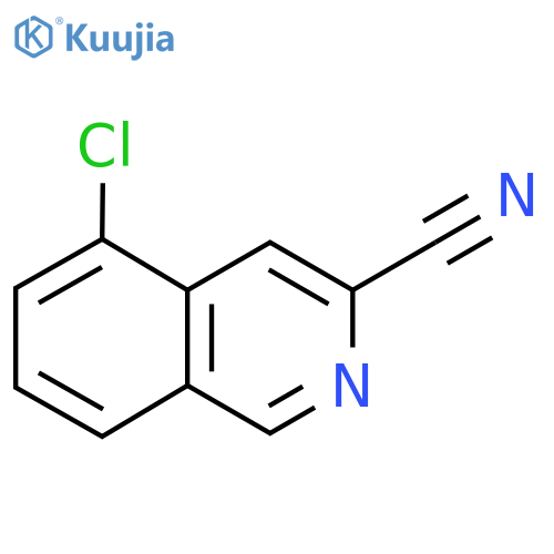 5-Chloroisoquinoline-3-carbonitrile structure