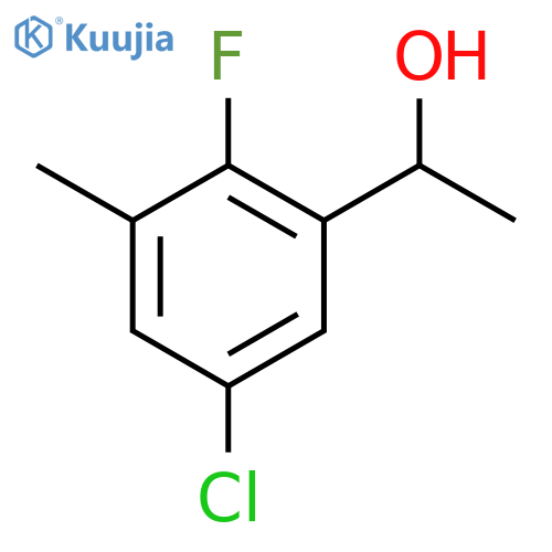 1-(5-Chloro-2-fluoro-3-methylphenyl)ethanol structure