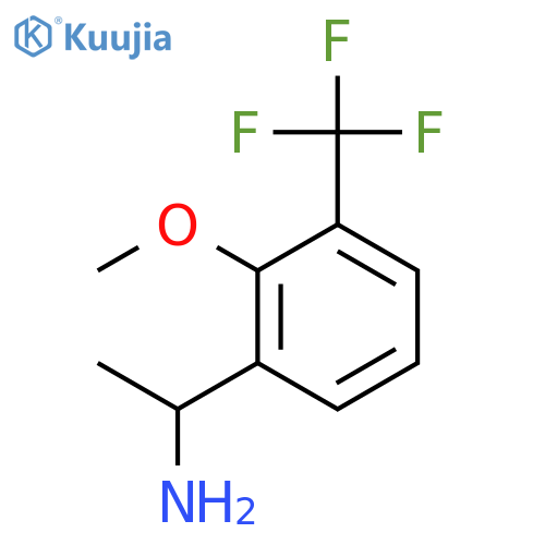 1-2-methoxy-3-(trifluoromethyl)phenylethan-1-amine structure